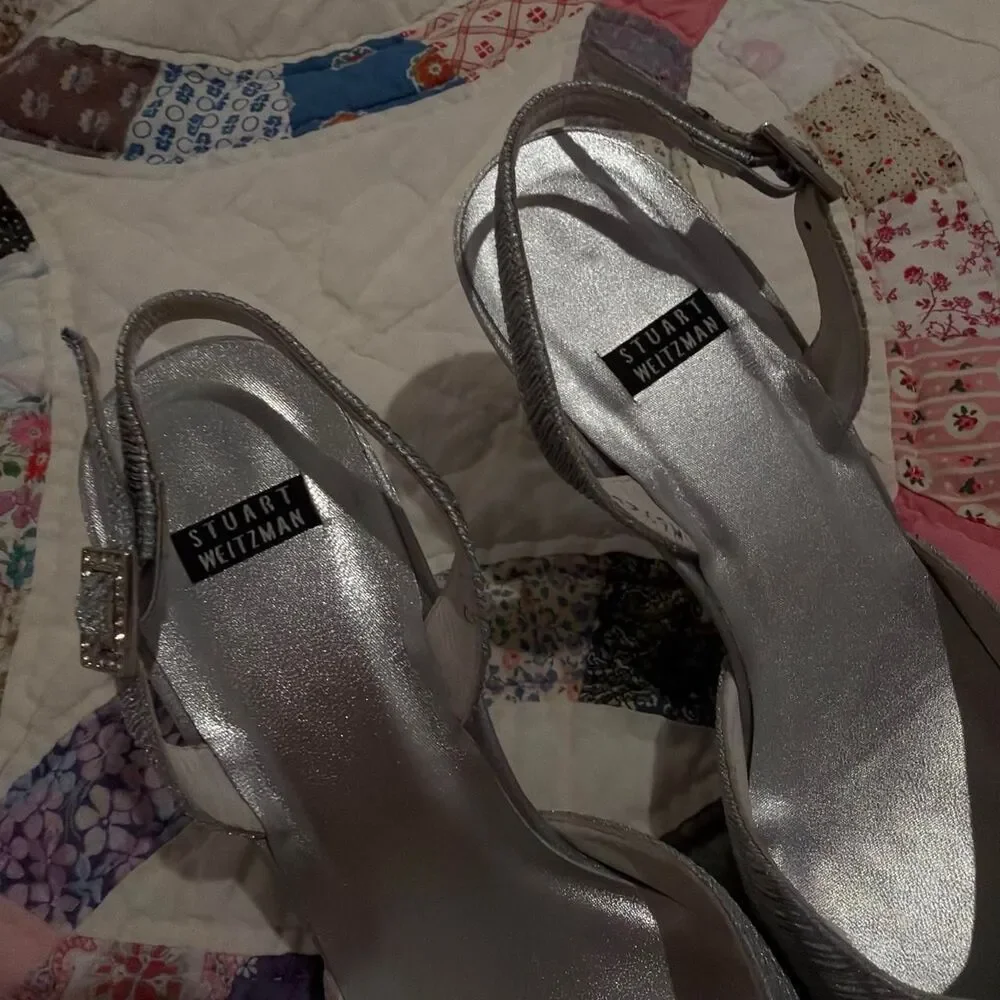 American-vintage Women's Grey and Silver Courts